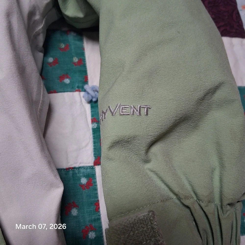 The North Face Girls‎ 3 in 1 Parka Size XS Hooded HyVent Light Green